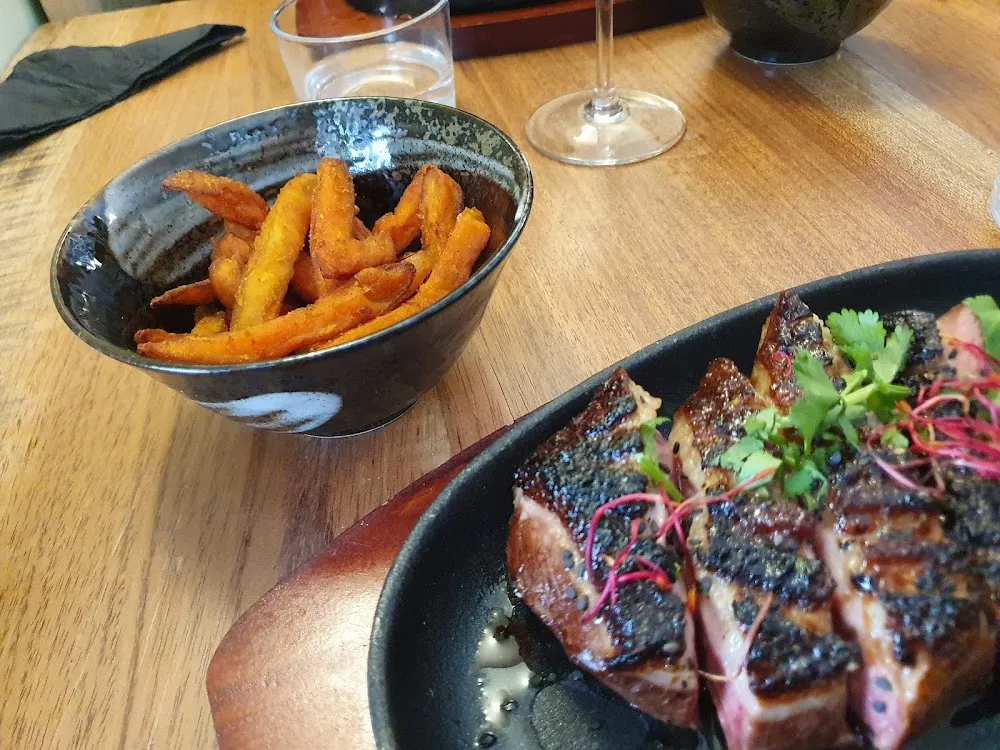 Magret Et Frite de Patate Douce