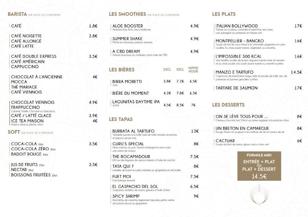 LE GURU - Menu Image 2